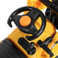 Ride-on Digger with Interactive Gear Stick & Scoop - Yellow