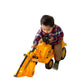 Ride-on Children's Toy Excavator Truck - Yellow