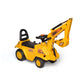 Ride-on Excavator with Dual Operation Levers to Scoop - Yellow