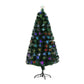 6ft 1.8m 210 Tips Fiber Optic Artificial Christmas Trees