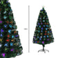 6ft 1.8m 210 Tips Fiber Optic Artificial Christmas Trees