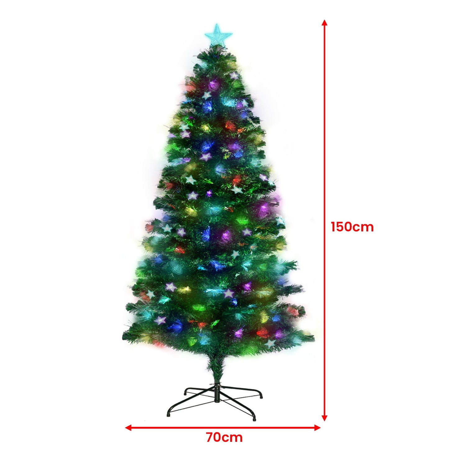 4 Piece Hermione Christmas Package - 5ft Pre Lit Christmas Tree & 2x White Solar Lights & Nutcraker Christmas Inflatable