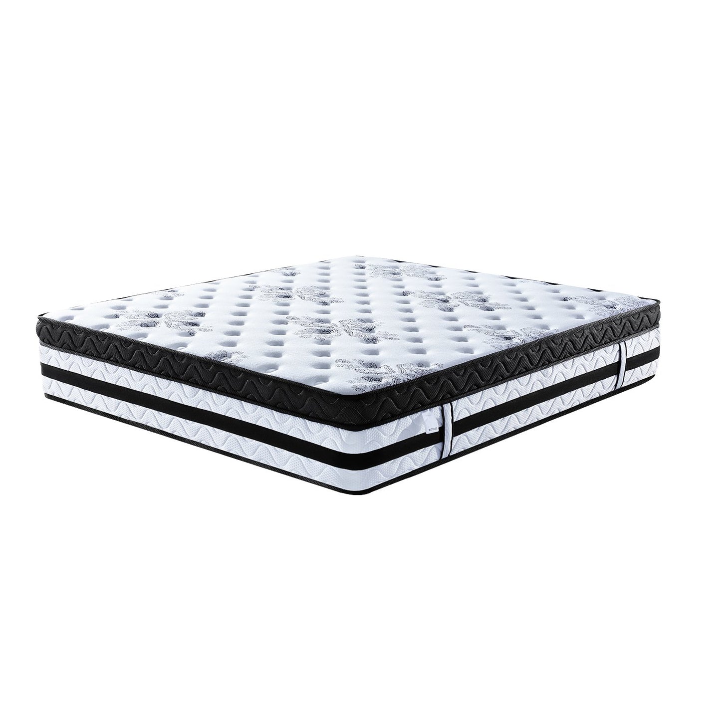 Laura 34cm Euro Top Mattress 5 Zone Spring Foam Mattress - King