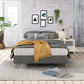 Bliss Ensemble Bed Base & Mattress Package with 34cm Mattress - Dark Grey Double