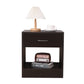 Set of 2 Sarnia Wooden Bedside Tables Nightstand - Black