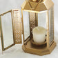 Gold Metal 21cm Tealight Candle Miners Lantern Summer Xmas Wedding Home Party Room Balcony Deck Decoration