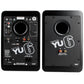 YU6 200W Powered Bookshelf Speakers with Bluetooth and Phono Preamp - Matte Black