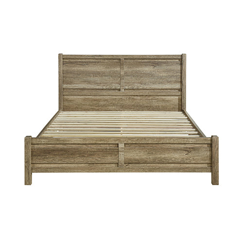 Alaia Natural Wood MDF Bed Frame - Oak Double