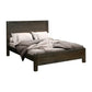 Allison Bed Frame in Solid Wood Veneered Acacia Bedroom Timber Slat - Chocolate Double