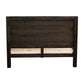 Allison Bed Frame in Solid Wood Veneered Acacia Bedroom Timber Slat - Chocolate Double