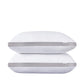 Set of 2 Bamboo Cooling Plush Down-Like Pillows - White