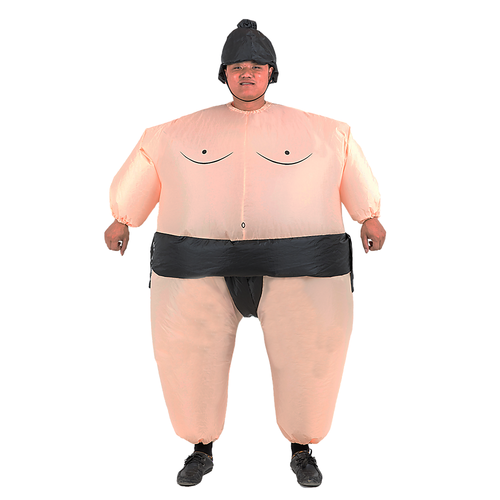 SUMO Fancy Dress Inflatable Suit - Fan Operated Costume