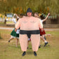 SUMO Fancy Dress Inflatable Suit - Fan Operated Costume