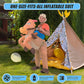 COWBOY Fancy Dress Inflatable Suit - Fan Operated Costume