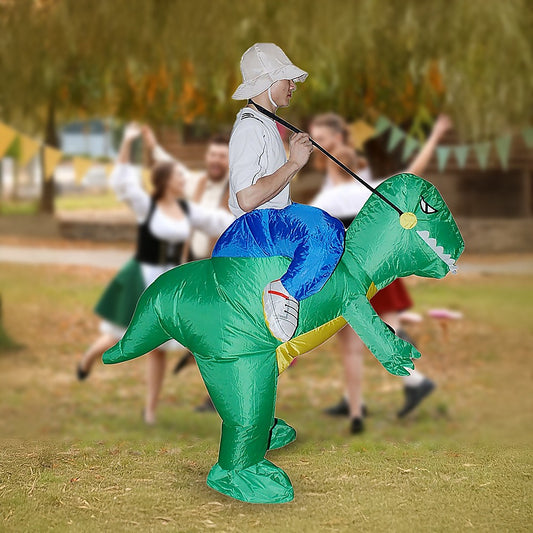 DINO Fancy Dress Inflatable Suit - Fan Operated Costume