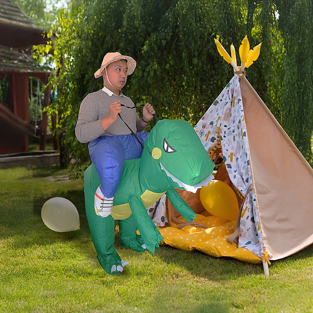 DINO Fancy Dress Inflatable Suit - Fan Operated Costume