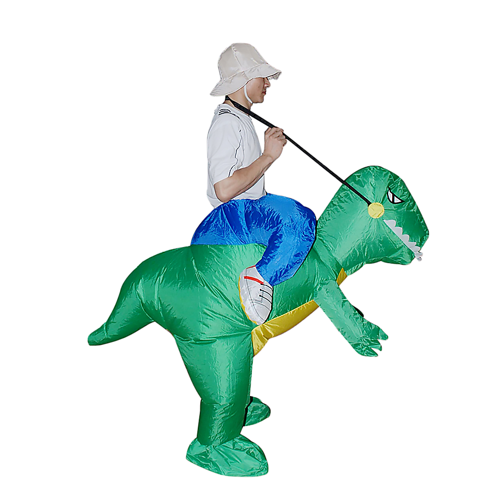 DINO Fancy Dress Inflatable Suit - Fan Operated Costume