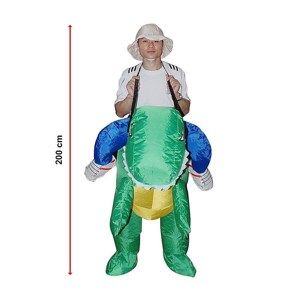 DINO Fancy Dress Inflatable Suit - Fan Operated Costume