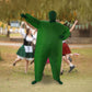 Go Green Inflatable Costume Fancy Dress Suit Fan Operated