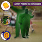 Go Green Inflatable Costume Fancy Dress Suit Fan Operated