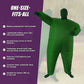 Go Green Inflatable Costume Fancy Dress Suit Fan Operated