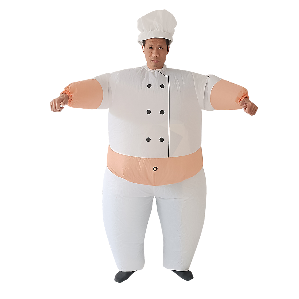 CHEF Fancy Dress Inflatable Suit - Fan Operated Costume