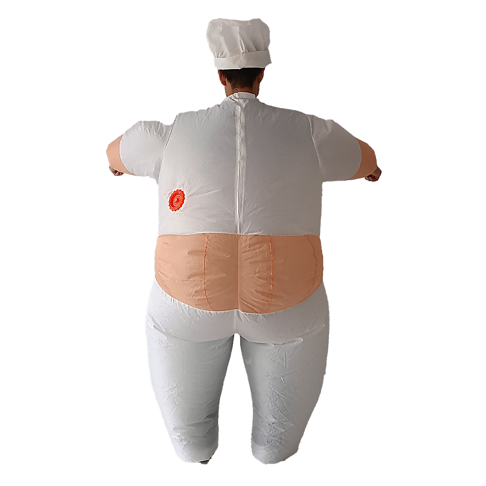 CHEF Fancy Dress Inflatable Suit - Fan Operated Costume