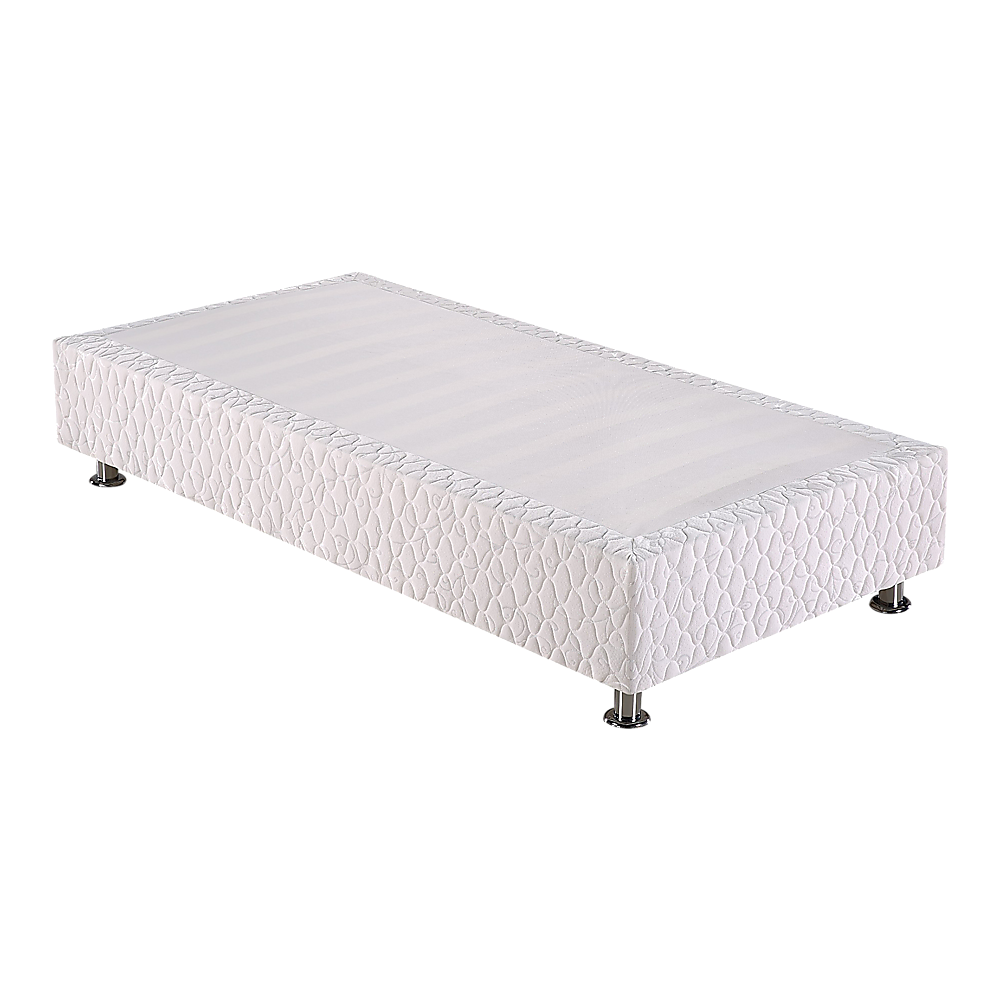 Encour Ensemble Bed Base & Mattress Package with 34cm Mattress - White Single