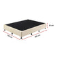 Frolic Ensemble Bed Base & Mattress Package with 34cm Mattress - Natural Sand Queen