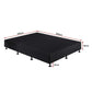 Frolic Ensemble Bed Base & Mattress Package with 34cm Mattress - Black Queen