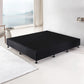 Frolic Ensemble Bed Base & Mattress Package with 34cm Mattress - Midnight Black King