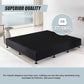 Aisha Ensemble Bed Base Linen Fabric - Midnight Black King