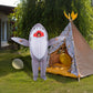 Shark Fancy Dress Fan Inflatable Costume Suit