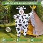 COW Fancy Dress Fan Inflatable Costume Suit