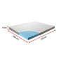 QUEEN Memory Foam Mattress Topper Cooling Gel Infused - White