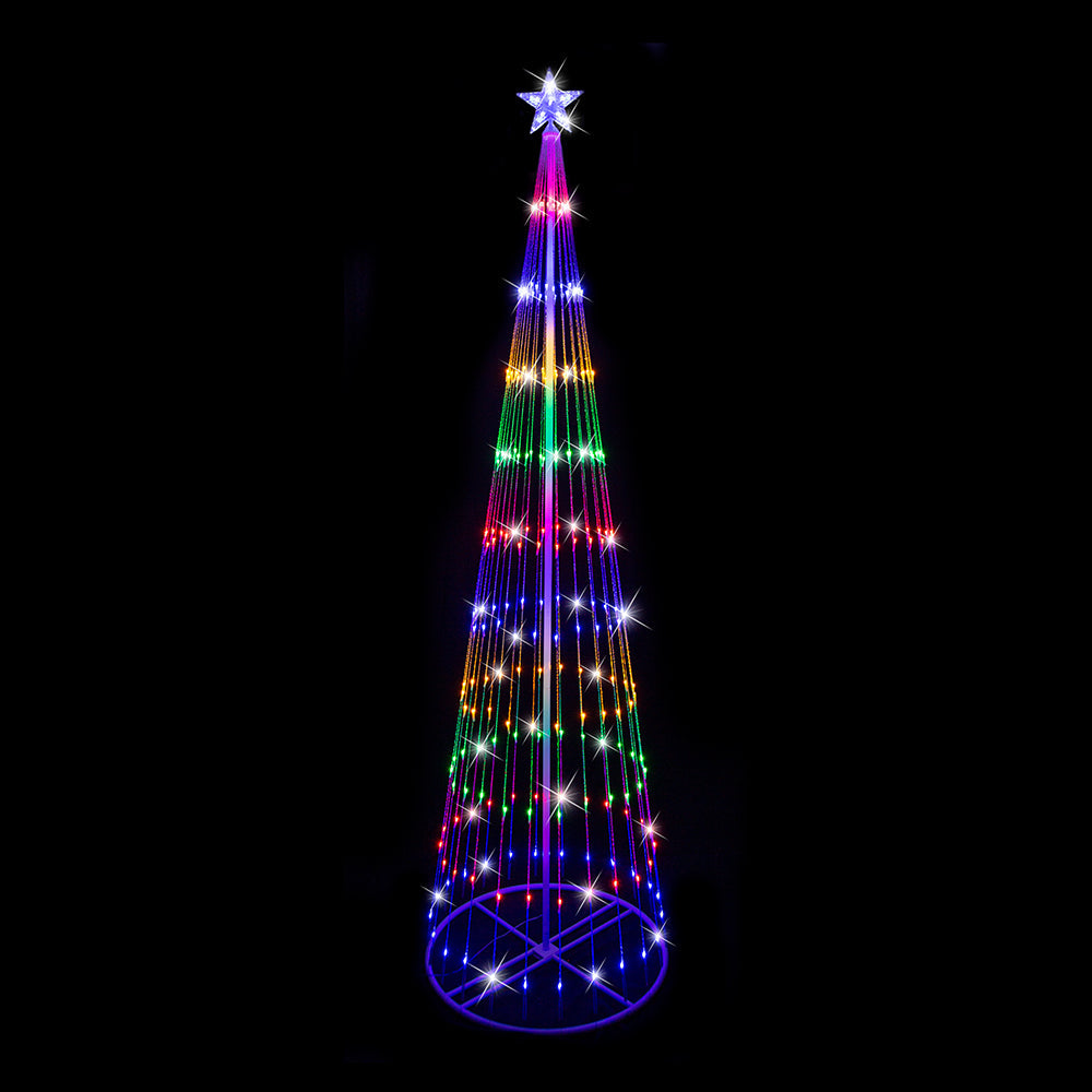 8ft 2.4m 264 LED LED Digital Strands Tree Multi-Color