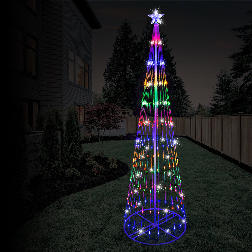 8ft 2.4m 264 LED LED Digital Strands Tree Multi-Color