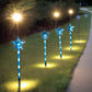 Set of 4 LED Lightshow Star Path Lights Remote Controlled - Stars