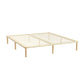 Elara Bed Frame Wooden Base Platform Timber Pine - Natural King