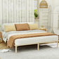 Elara Bed Frame Wooden Base Platform Timber Pine - Natural King