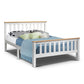 Camden Wooden Bed Frame Timber Base Bedroom Kids - White Double