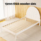 Danice Bed Frame Wooden - White King Single