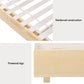 Lily Bed Frame Floating Wooden Base Platform - Timber Double