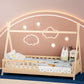 Nivena Bed Frame Wooden Kids House Frames - Oak Single