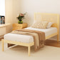 Shale Bed & Mattress Package with 34cm Mattress - Natural Wood Single