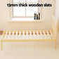 Ella Bed Frame Rattan Wooden - Natural Single