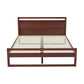 Ellie Bed Frame Wooden - Walnut Double