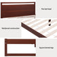 Ellie Bed Frame Wooden - Walnut Double