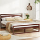 Ellie Bed Frame Wooden - Walnut Double