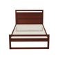 Ellie Bed Frame Wooden - Walnut King Single